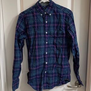J Crew Tartan Plaid Button Up